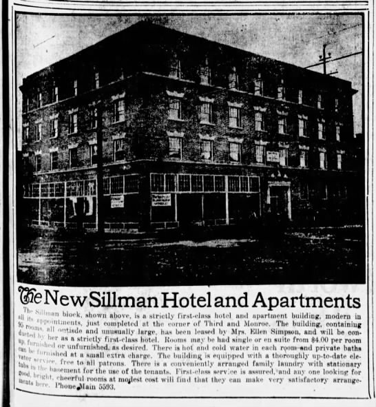 "The New Sillman Hotel and Apartments."
